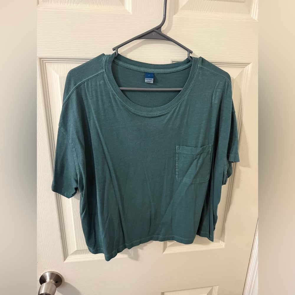 2 -Pocket cropped style T-Shirts